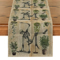 Axyaa Halloween Skeletons Table Runner Kitchen Decor Party Wedding Settings