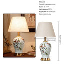 Axyaa Ceramic Table Lamp: Contemporary American Style for Living Room, Bedroom, or Hotel Decor