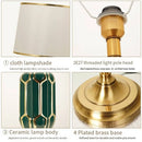 Axyaa Ceramic Floor Lamp: European Retro Table Lamp for Living Room, Bedroom, and Home Decoration