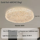Axyaa Golden Luxe LED Ceiling Lamp for Bedroom & Living Room