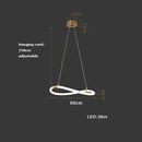Axyaa Nordic Line LED Chandelier for Minimalist Home Decor