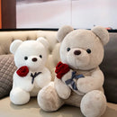 Axyaa Rose Bear Plush Doll Pillow - Valentine's Day Gift