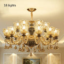 Axyaa Luxury Crystals Ceiling Chandelier for Elegant Interior Decor