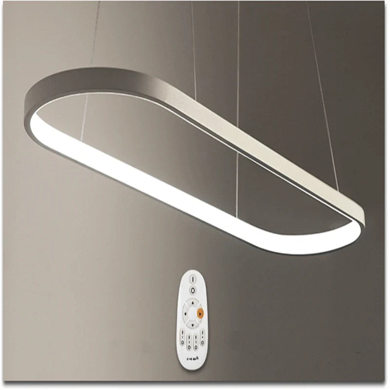 Axyaa Runway Oval LED Pendant for Living, Dining, Bedroom Lighting