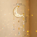 Axyaa Crystal Prism Wind Chimes Rainbow Maker Wall Hanging Room Decor Moon Catchers