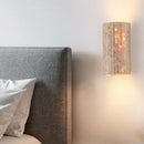 Axyaa Yellow Travertine LED Wall Light for Room Decoration, Living Dining Room Wall Lamp