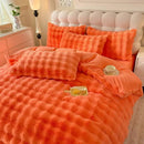 Axyaa 4kg Rabbit Plush Puff Velvet Four-Piece Set