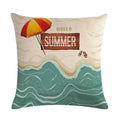 Axyaa Printed Linen Pillowcase 45*45cm for Sofa Chair Decoration