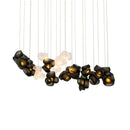 Axyaa Glass Pendant Light: Modern High-end G9 LED Lamp for Living & Dining Room