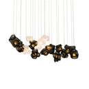 Axyaa Glass Pendant Light: Modern, Minimalist, High-end G9 LED for Living & Dining Room