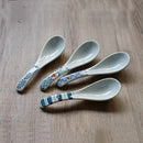 Axya Ceramic Spoon Dinner Set Bone Ladle Tableware Kitchenware Supply