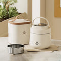 Axyaa Kids Stainless Steel Bento Lunch Box with Food Warmer & Storage Bag