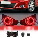 Axyaa Daytime Running Light DRL Angel Eyes for Toyota Yaris 2012-2014