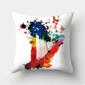 Axyaa Musical Note Cushion Cover for Home Decor - 40/45/50cm Pillowcase for Living Room