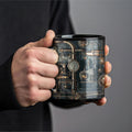 Axyaa Mechanical Gear Coffee Ceramic Mug - Office & Home Tea Cup