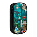 Axyaa Wonderland Pencil Case: Large Storage Bag for School or Cosmetics