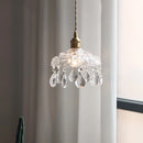 Axyaa Crystal Glass LED Pendant Chandelier - Modern Luxury Lighting Fixtures