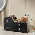 Axyaa 2 in 1 Cosmetic & Jewelry Organizer Drawer Layers Makeup Storage Box