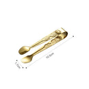 Axyaa Stainless Steel Mini BBQ Tongs for Cooking and Serving