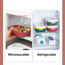Axyaa Large Capacity Bento Box with Utensils - 1200ml Microwave Food Container
