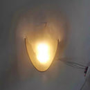 Axyaa Metal Marble Droplet Wall Lamp: Modern Italian Luxury for Bedroom, Staircase & Corridor