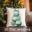 Axyaa Christmas Patterns Pillow Covers for Home Decor - Sofa, Bedroom, Car