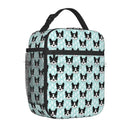 Axyaa Shiba Inu Dog Thermal Lunch Box Insulated Bento Tote Handbag for Women & Kids