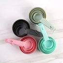 Axyaa Kitchen Measuring Spoon Cup Set Portable Plastic Scoop Coffee Sugar Gadgets