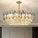 Axyaa Modern Crystal Chandelier for Elegant Indoor Lighting Atmosphere