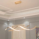 Nordic Style LED Pendant Light by Axyaa - Modern Chrome/Gold Finish