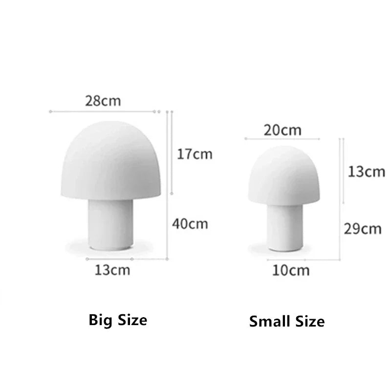 Axyaa Nordic Mushroom Desk Lamp: Stylish Table Light for Home Decor and Study
