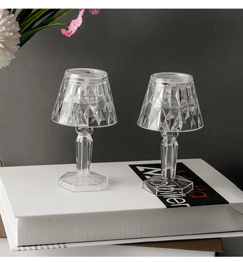 Axya Crystal Diamond Night Light Table Lamp