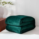 Axyaa Winter Grid Flannel Blanket | Thick Fleece Sofa Cover | Soft & Cozy Bedspread