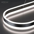 Axyaa Nordic LED Aluminum Ceiling Chandelier for Kitchen Living Room