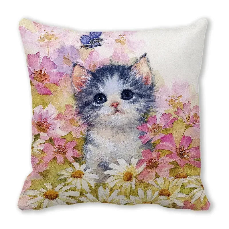 Axyaa Christmas Cat Dog 2023 Pillowcase Snowman Gift Set Decor