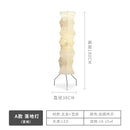 Axyaa Akari Japanese Rice Paper Floor Lamp LED E27 Bedroom Living Room Chandelier