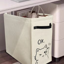 Axyaa Large Storage Box: Space-Saving Laundry Basket, Toy & Clothing Organizer