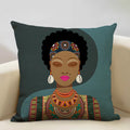 Axyaa African Ladies Decorative Pillow Case for Fashionable Home Decor