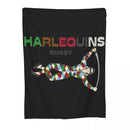 Axyaa Harlequins Rugby Heavy Polar Blanket: Soft Essential for Beds & Sofas
