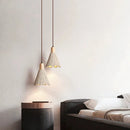 Axya Creamy Style Wabi-sabi LED Cement Pendant Lamp - Creative Japanese Designer Light
