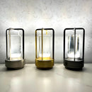 Axyaa Rechargeable Cross Table Lamp, Plastic Touch Dimming Night Light for Home Decoration