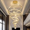Axyaa Crystal Chandelier Pendant Light for Living Room Bedroom Ceiling Decor