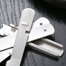 Axyaa 4-in-1 Stainless Steel Picnic Cutlery Set - Dining Knife Fork Spoon Bottle Opener