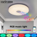 Axyaa RGB LED Ceiling Light with Music & Remote Control for Bedroom Decor