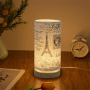Axyaa Nordic Round Cloth Table Lamp LED Night Light