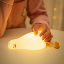 Axyaa Duck Silicone Sleep Lamp Rechargeable Table Light for Room Decor & Children's Night Light