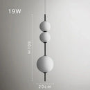 Axyaa Glass LED Magic Bean Chandelier for Modern Spaces