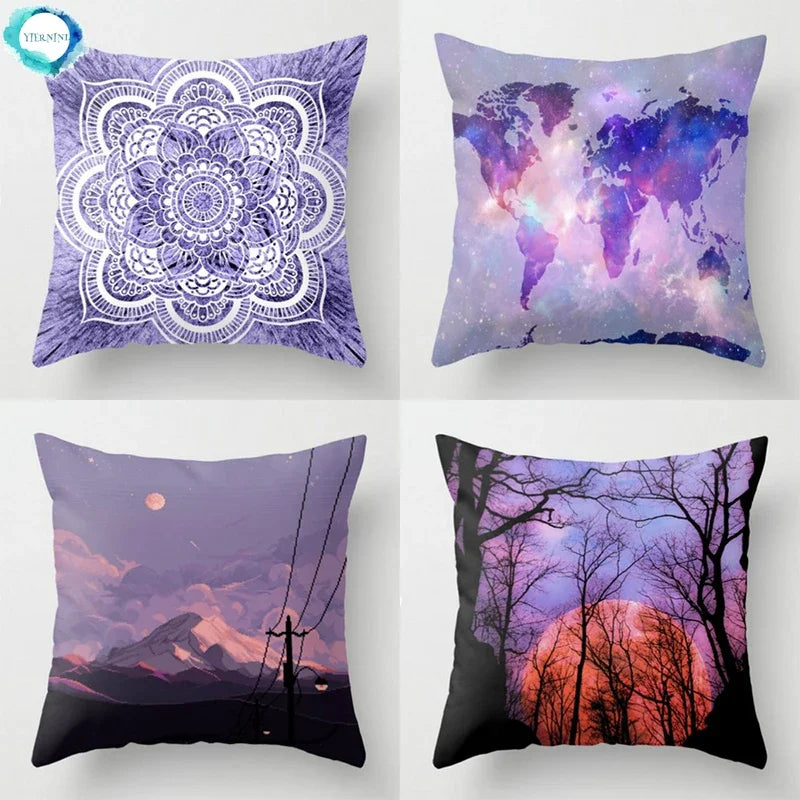 Axyaa Starry Sky Geometric Pillowcase: Sofa, Car, Home Decor, Embrace Pillowcase