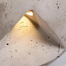 Axyaa Real Stone LED Wall Light: Nordic Design, Art Deco Style for Bedroom, Parlor, Aisle