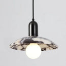 Axyaa Stone LED Pendant Light Glass Black Iron Modern Nordic Hanging Lamp